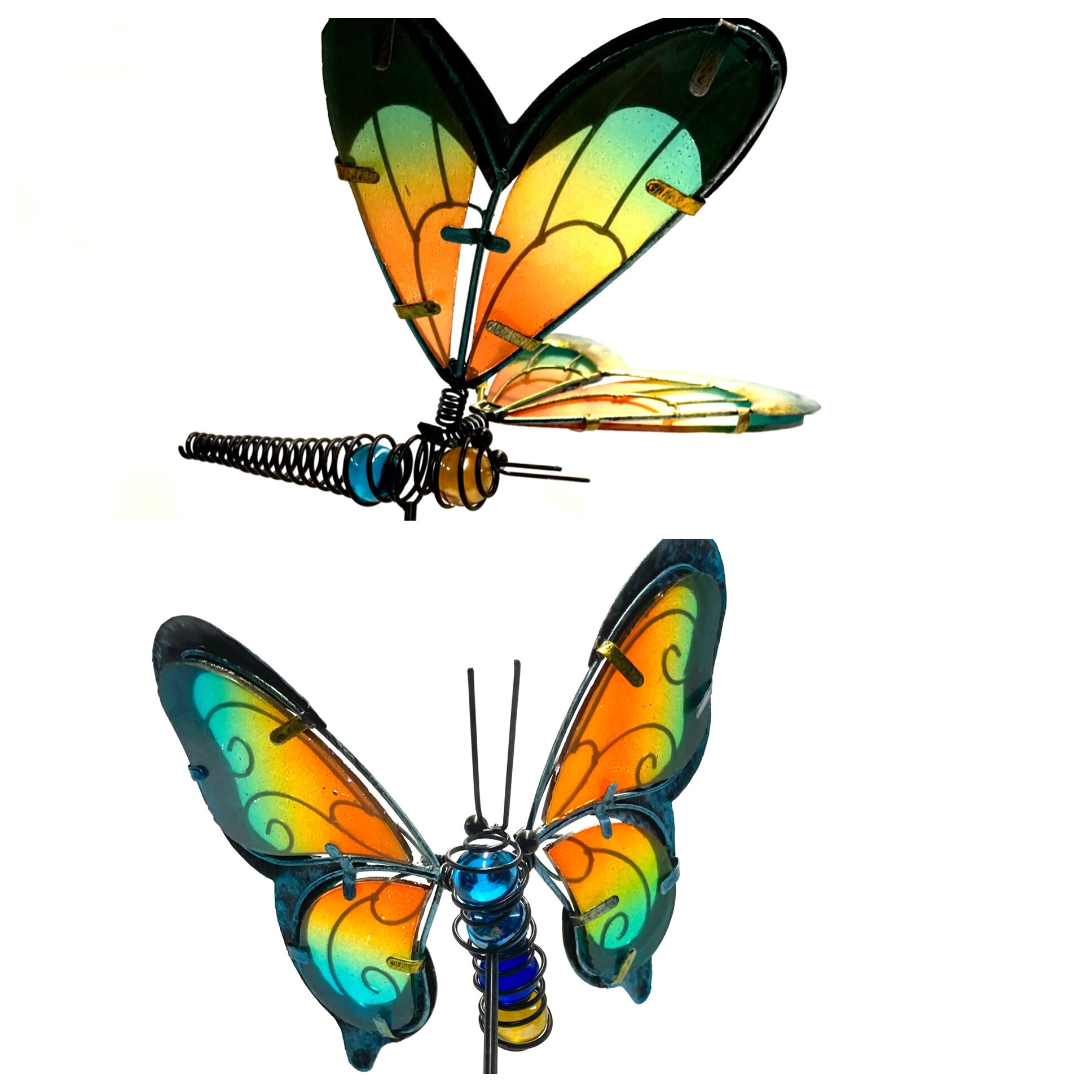 Colorful Wings Plant Stake